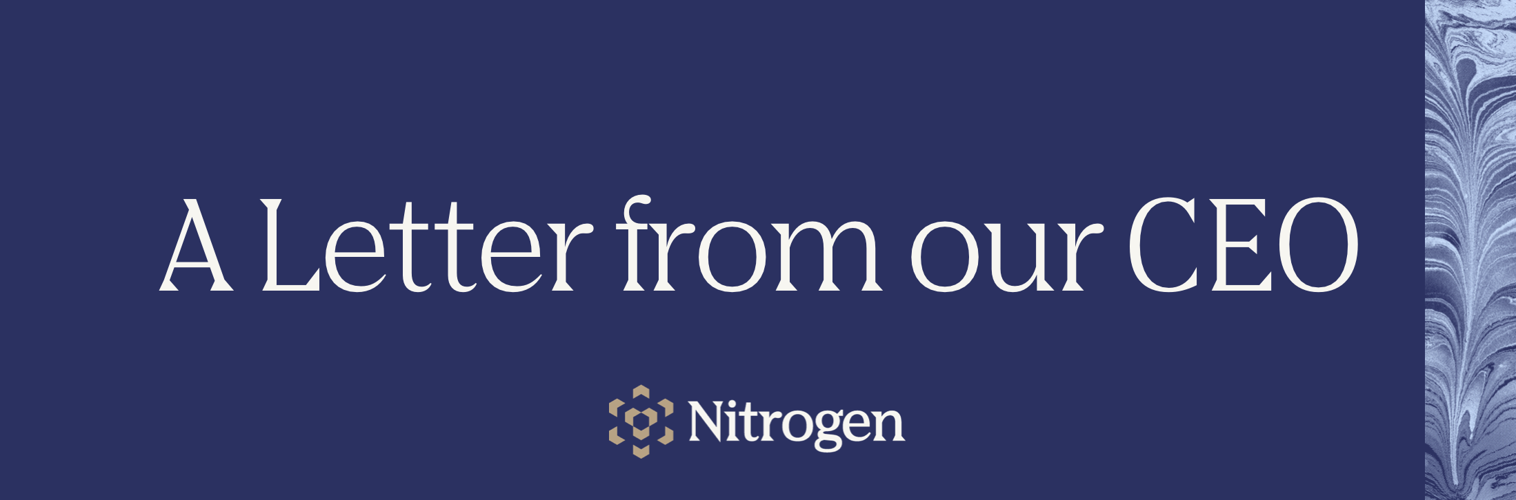 Nitrogen Wealth | A letter from our CEO