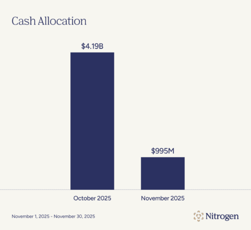 Cash Allocation from October 2025 to November 2025