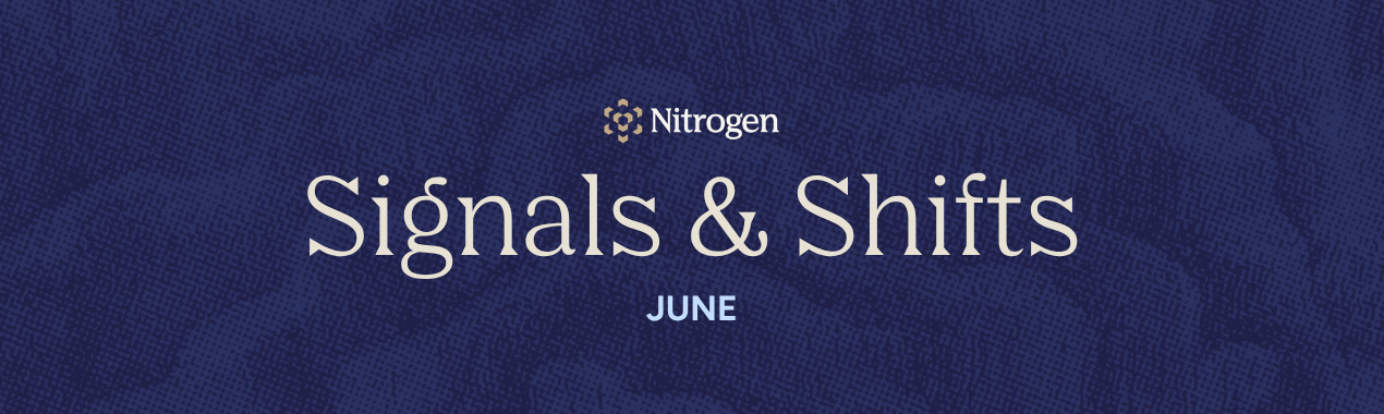 Signals & Shifts Header, June 2026