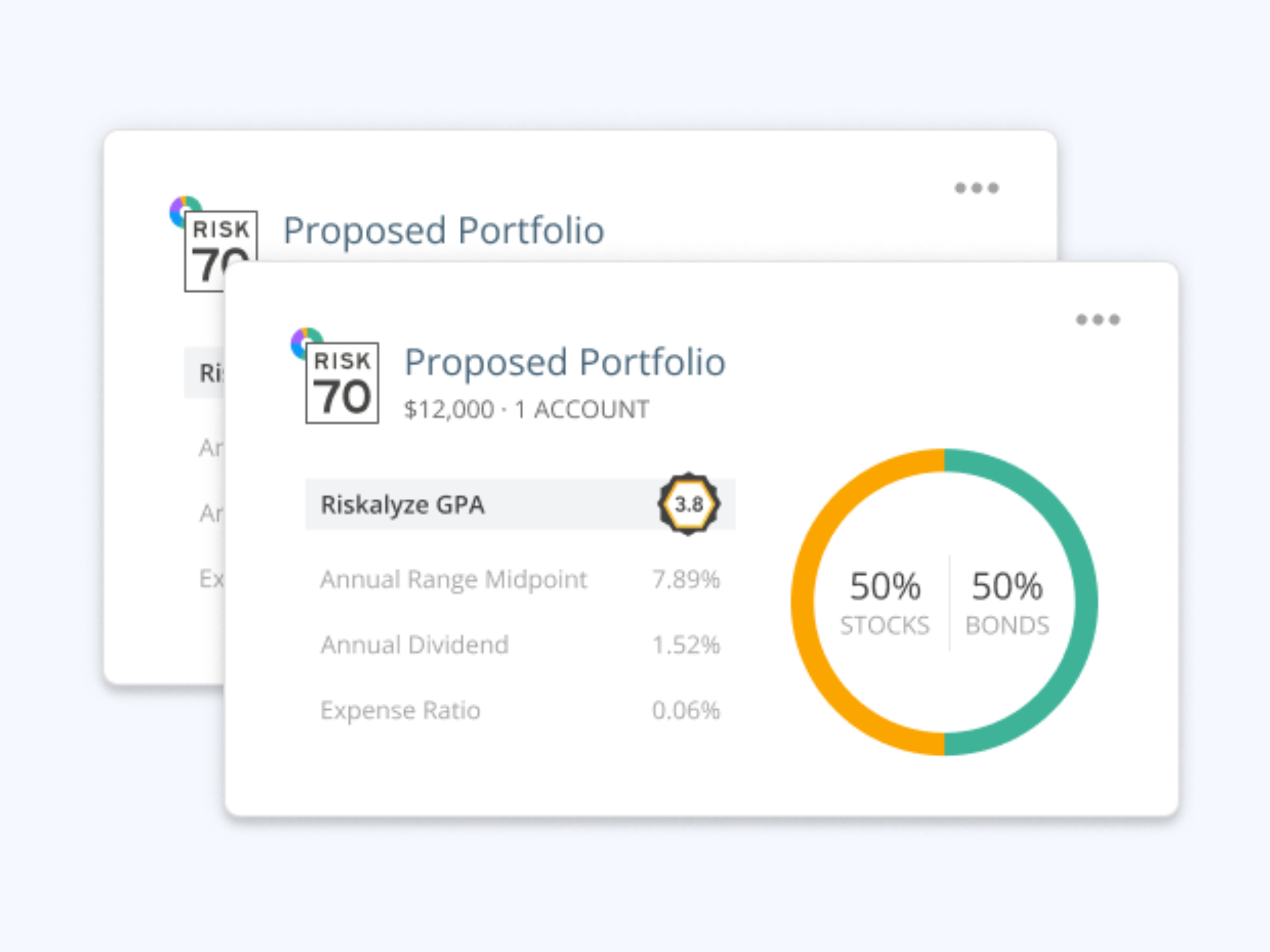 Proposed Portfolio widget