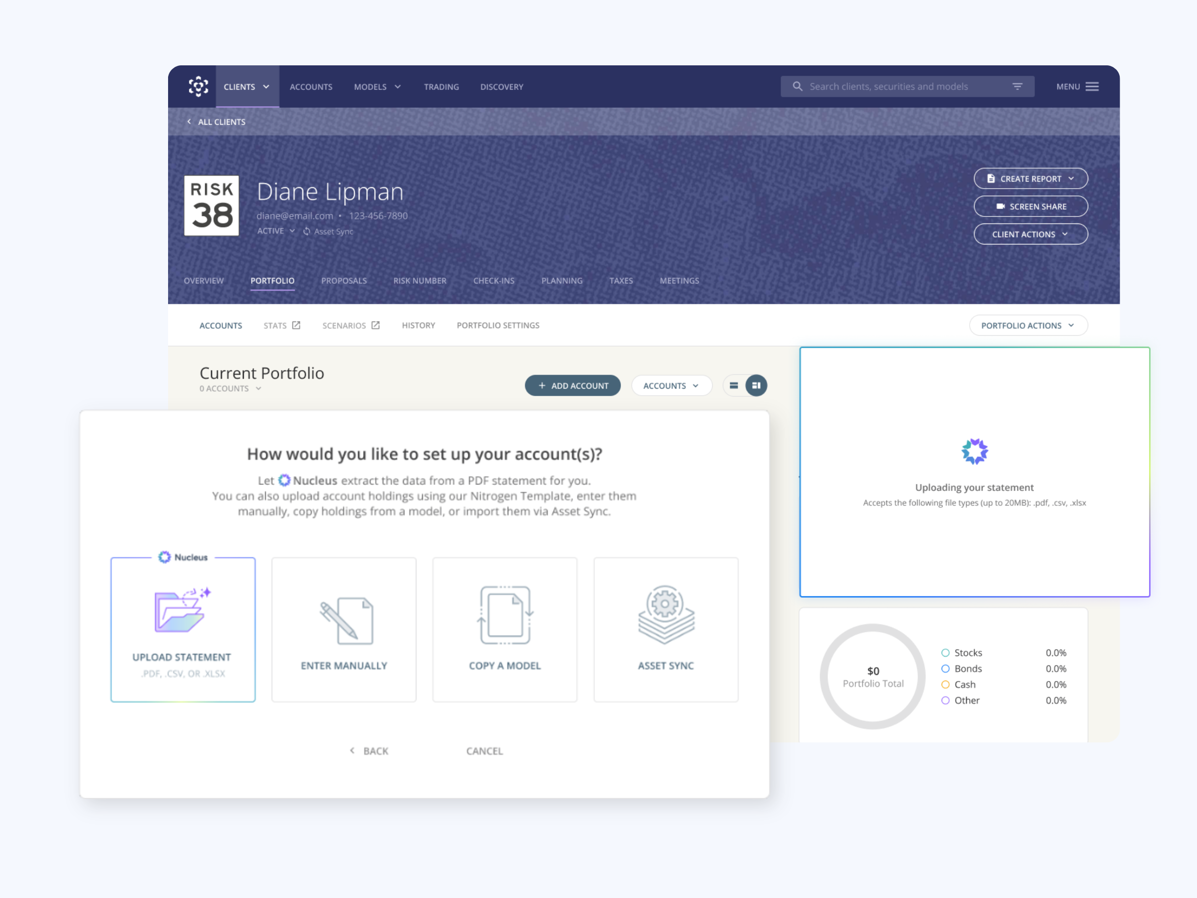 Nucleus - Statements into Portfolios